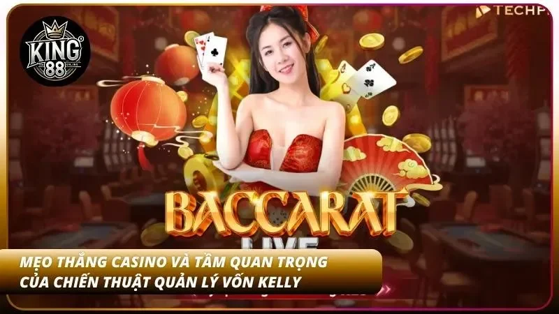 Mẹo Thắng Casino King88: Công Thức Kelly, RTP Cao Và Soi Cầu 1 Biểu đồ mô tả phương pháp chia nhỏ tiền cược khoa học giúp người dùng hạn chế rủi ro